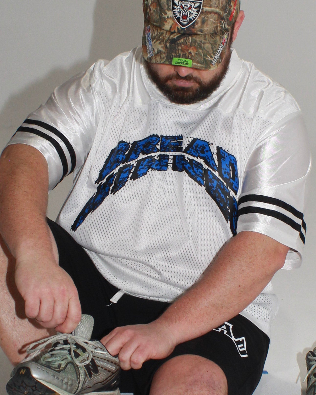 BREAD WINNER MESH WHT/BLU