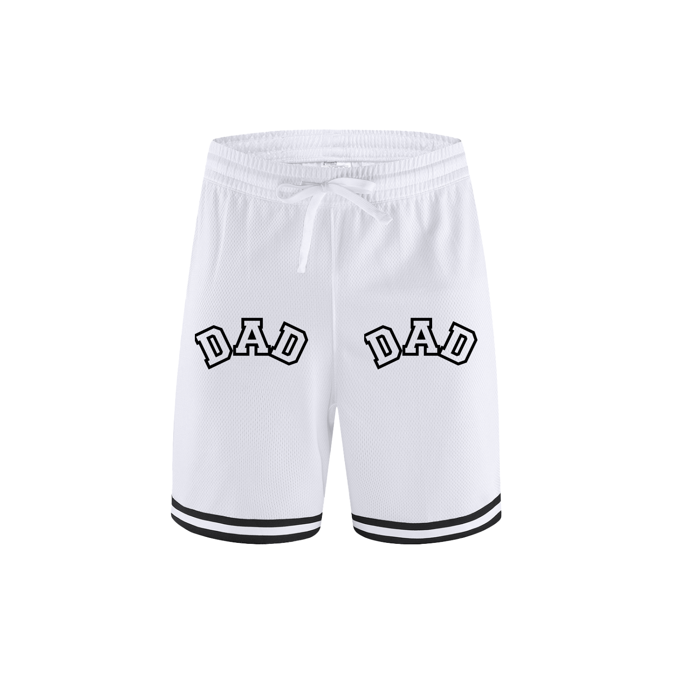 BASKETBALL SHORTS (WHT)
