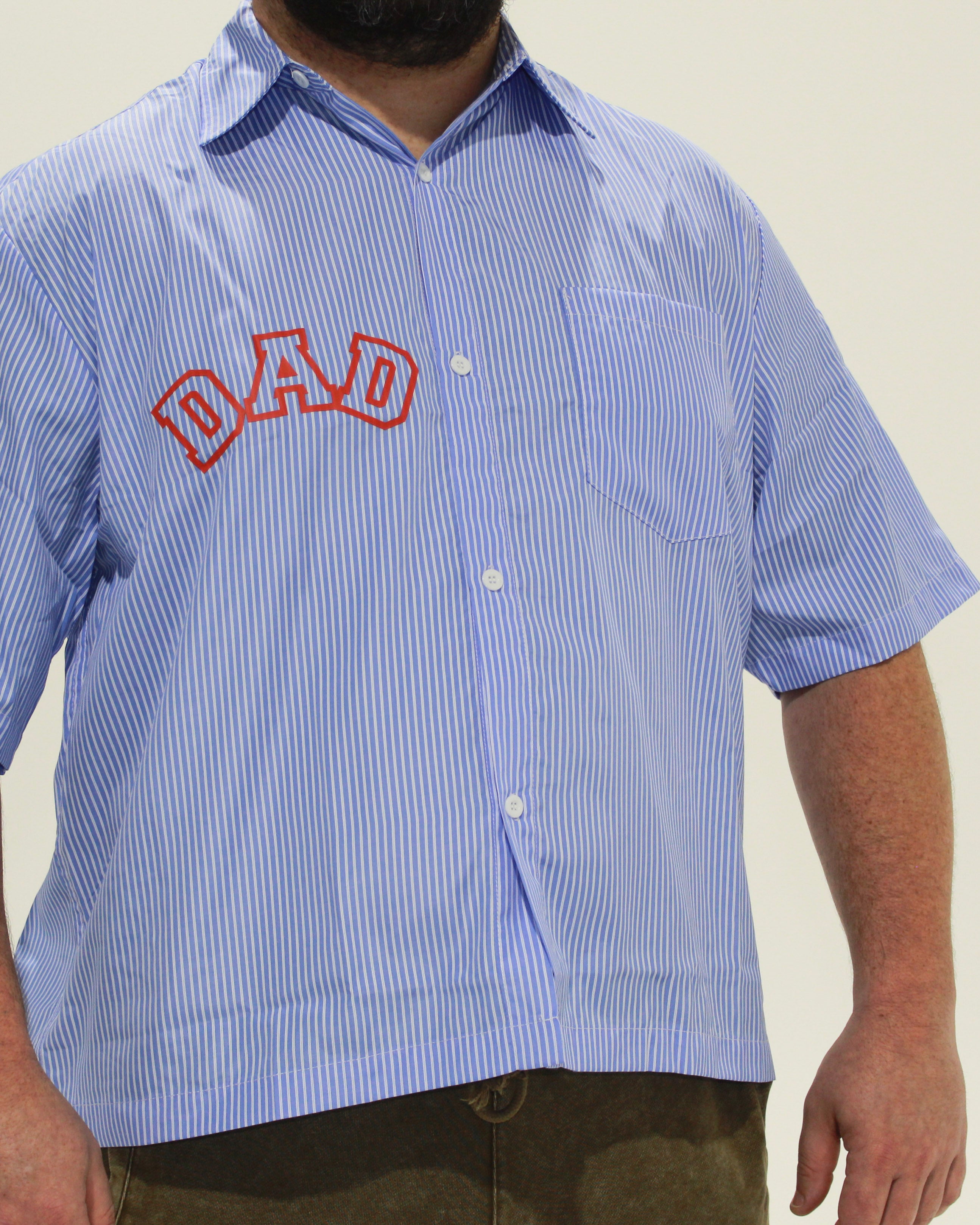 DAD STRIPED BUTTON