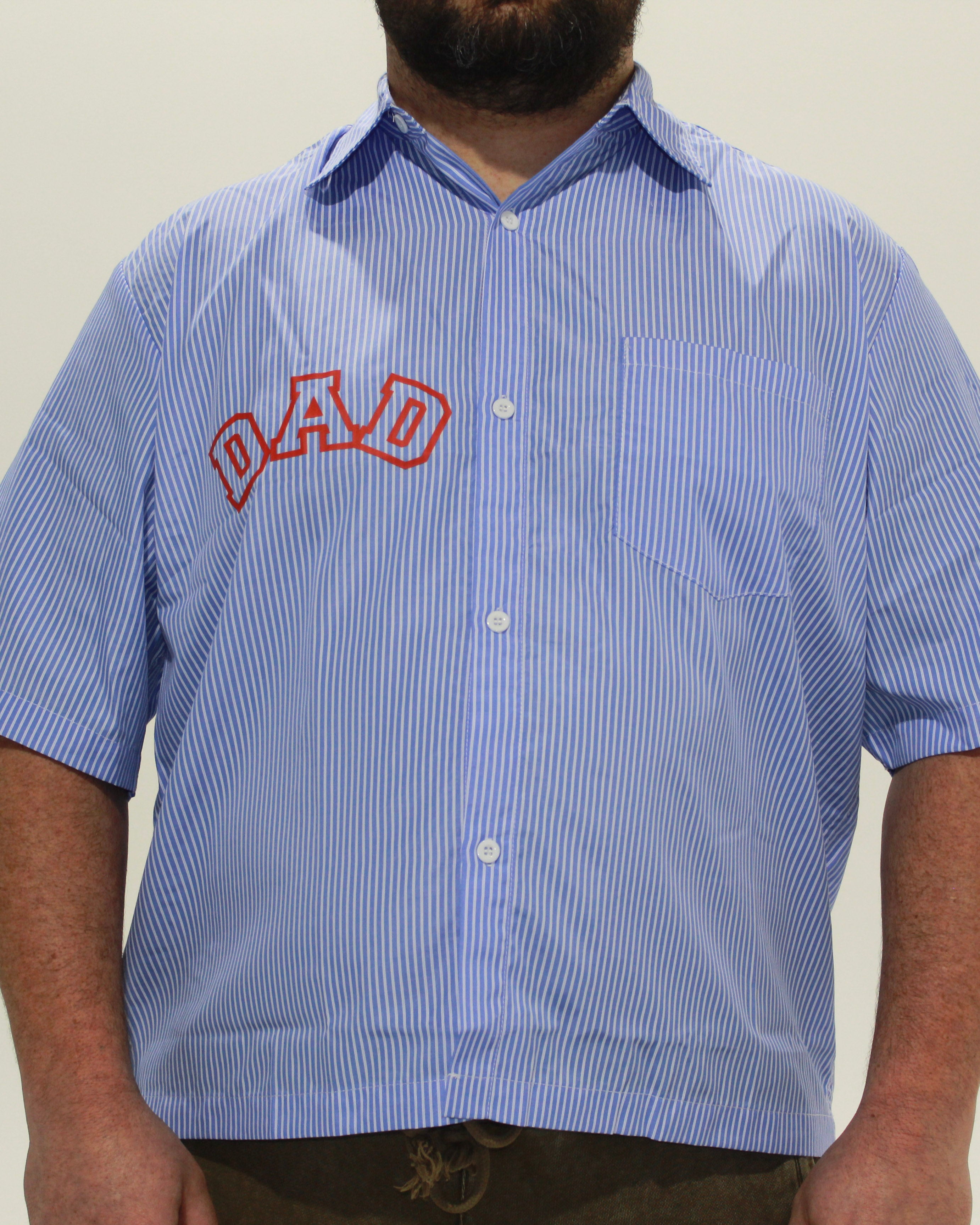 DAD STRIPED BUTTON