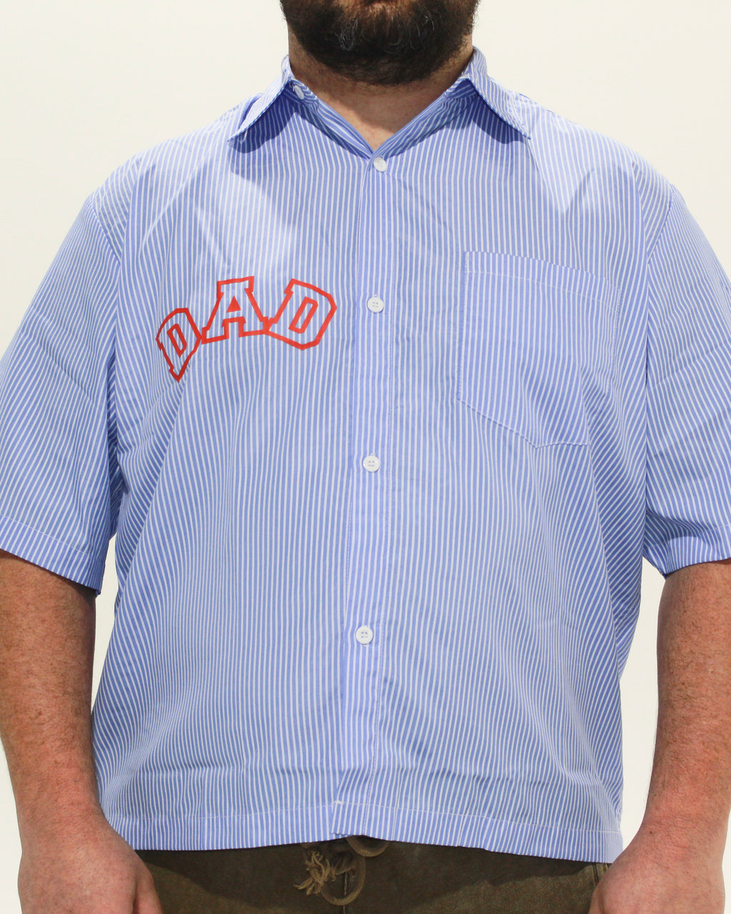 DAD STRIPED BUTTON