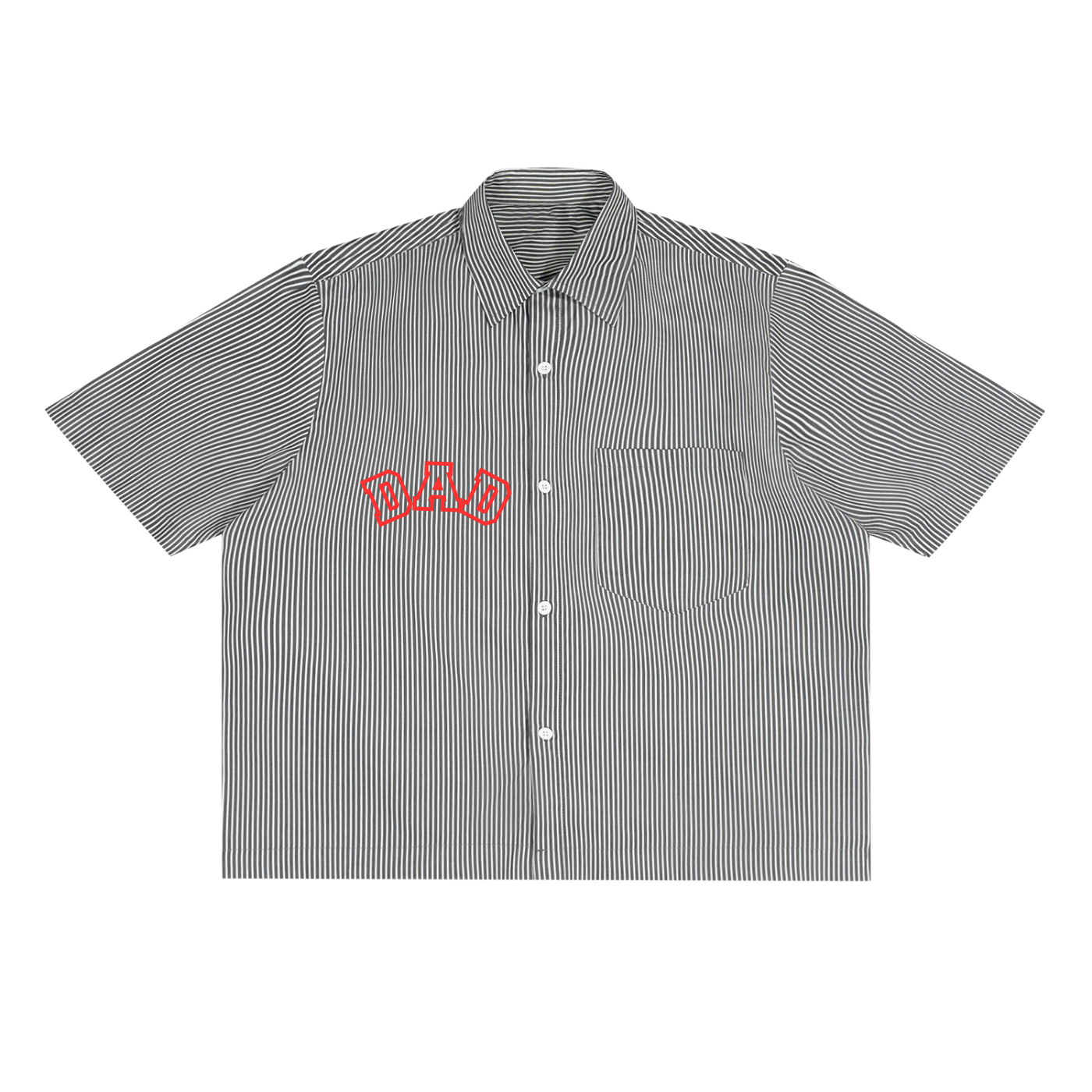 casual,daily,essential,outdoor,button,striped,smart,boxy,loose,unisex